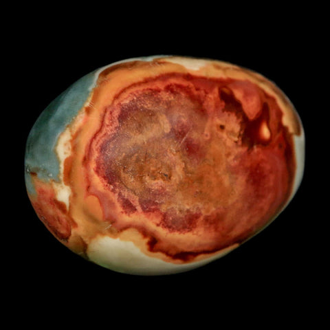 2.6" Polychrome Jasper Natural Polished Mineral Palm Stone Madagascar