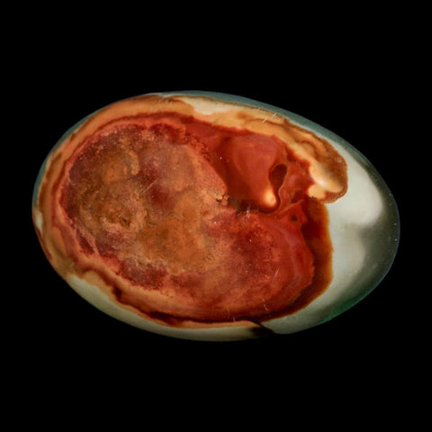 2.6" Polychrome Jasper Natural Polished Mineral Palm Stone Madagascar