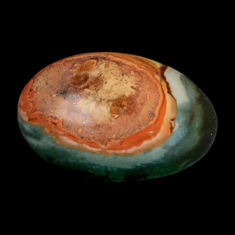 2.6" Polychrome Jasper Natural Polished Mineral Palm Stone Madagascar