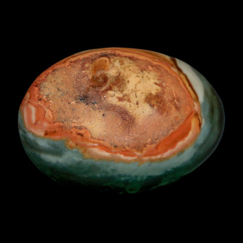 2.6" Polychrome Jasper Natural Polished Mineral Palm Stone Madagascar