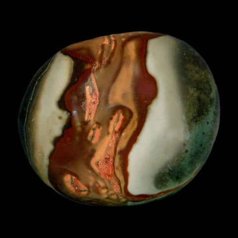 2.2" Polychrome Jasper Natural Polished Mineral Palm Stone Madagascar