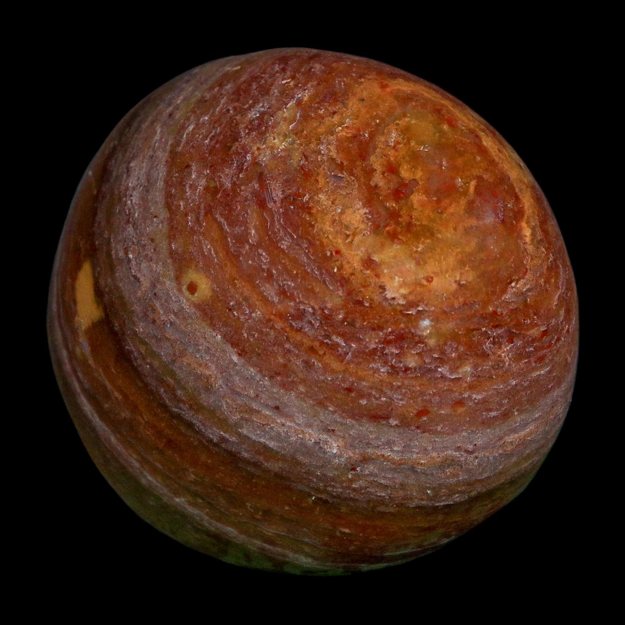 2.2" Polychrome Jasper Natural Polished Mineral Palm Stone Madagascar - Fossil Age Minerals
