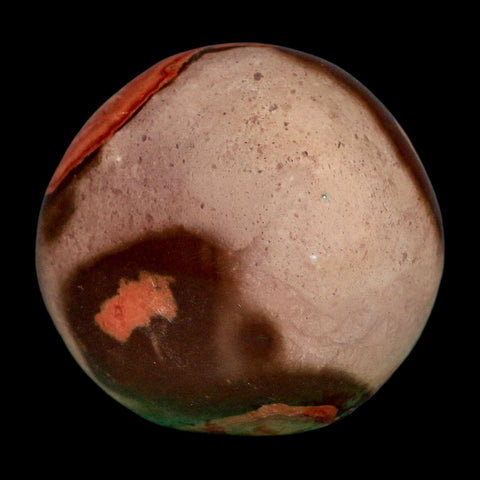 2.2" Polychrome Jasper Natural Polished Mineral Palm Stone Madagascar