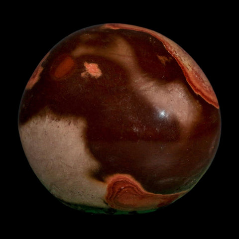 2.2" Polychrome Jasper Natural Polished Mineral Palm Stone Madagascar