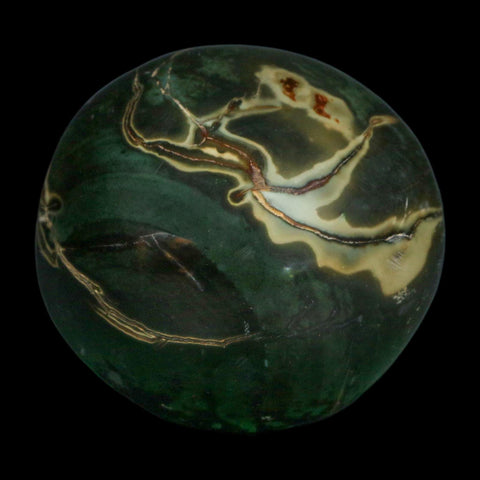 2.2" Polychrome Jasper Natural Polished Mineral Palm Stone Madagascar
