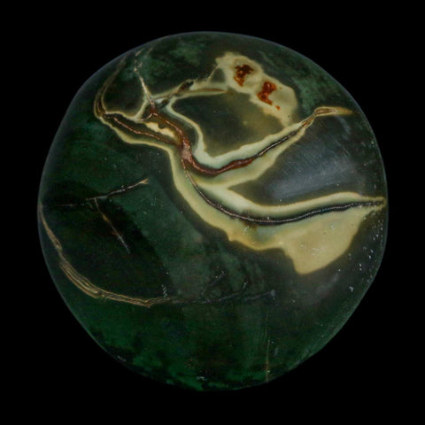2.2" Polychrome Jasper Natural Polished Mineral Palm Stone Madagascar