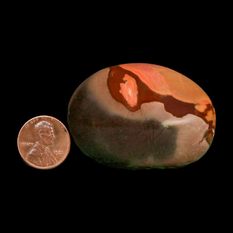 2" Polychrome Jasper Natural Polished Mineral Palm Stone Madagascar