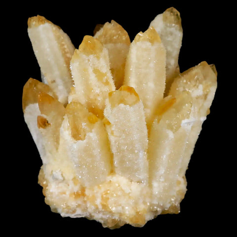 3.4" Yellow Phantom Ghost Quartz Crystal, Chrorite Cluster Mineral Specimen - Fossil Age Minerals