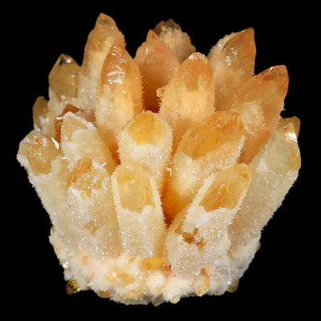 3.5" Yellow Phantom Ghost Quartz Crystal, Chrorite Cluster Mineral Specimen