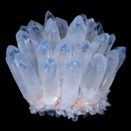 3.3" Ice Blue Phantom Ghost Quartz Crystal, Chrorite Cluster Mineral Specimen