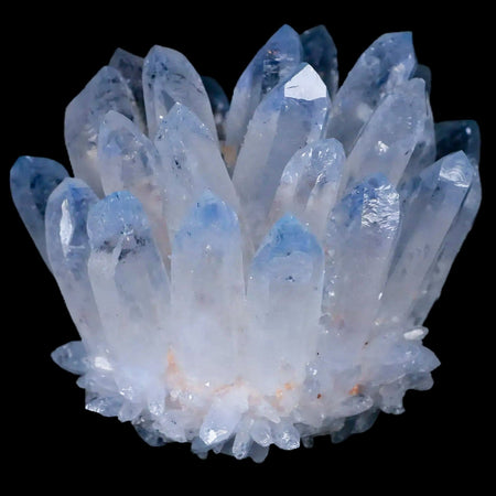 3.3" Ice Blue Phantom Ghost Quartz Crystal, Chrorite Cluster Mineral Specimen
