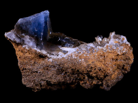 3.3" Ice Blue Barite Blades Crystal Mineral Specimen Mabladen Morocco 2.9 OZ - Fossil Age Minerals