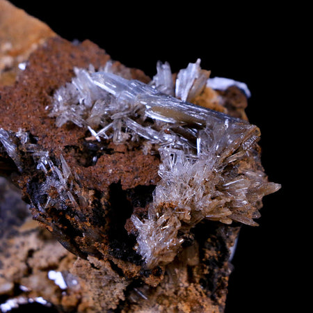 2.3" Ice Blue Barite Blades Crystal Mineral Specimen Mabladen Morocco 3 OZ