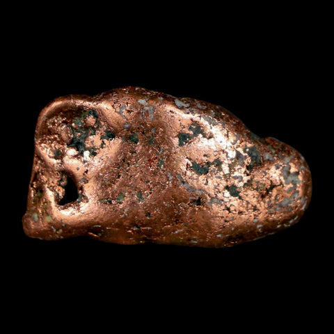 1.1" Solid Native Copper Polished Nugget Mineral Keweenaw Michigan - Fossil Age Minerals