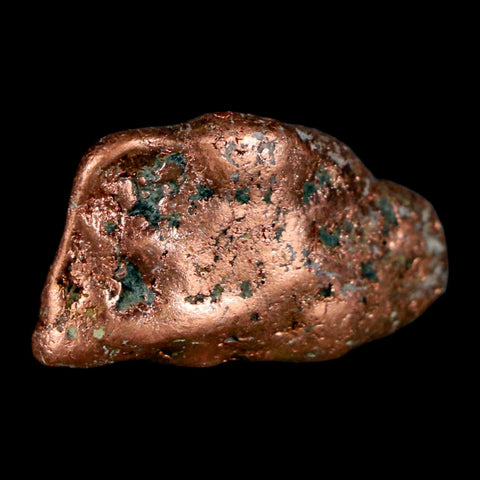 1.1" Solid Native Copper Polished Nugget Mineral Keweenaw Michigan - Fossil Age Minerals