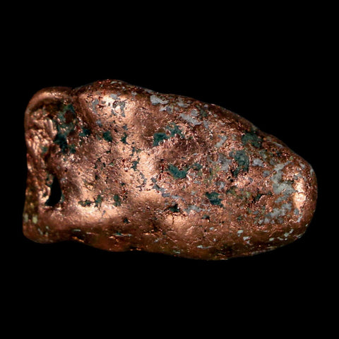 1.1" Solid Native Copper Polished Nugget Mineral Keweenaw Michigan - Fossil Age Minerals