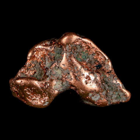 1.1" Solid Native Copper Polished Nugget Mineral Keweenaw Michigan - Fossil Age Minerals