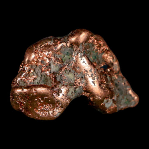 1.1" Solid Native Copper Polished Nugget Mineral Keweenaw Michigan - Fossil Age Minerals