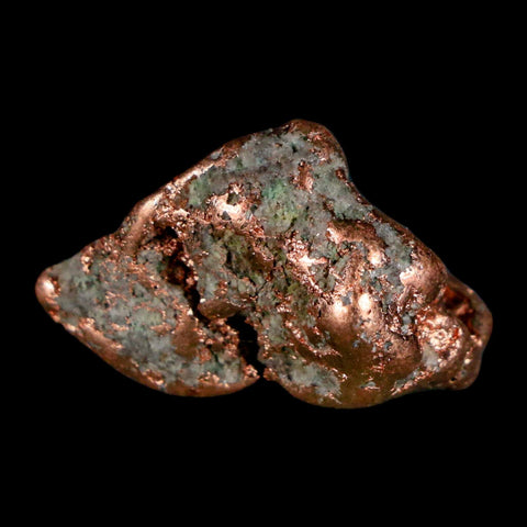 1.1" Solid Native Copper Polished Nugget Mineral Keweenaw Michigan - Fossil Age Minerals