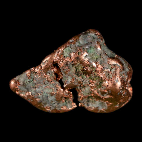 1.1" Solid Native Copper Polished Nugget Mineral Keweenaw Michigan - Fossil Age Minerals