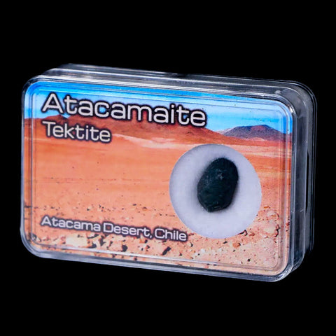Atacamaite Tektite Impact Wabar Glass Atacama Desert Chile Meteorite Display - Fossil Age Minerals