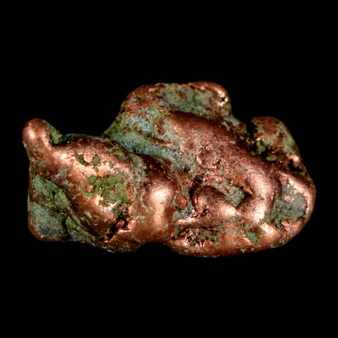 1.1" Solid Native Copper Polished Nugget Mineral Keweenaw Michigan - Fossil Age Minerals