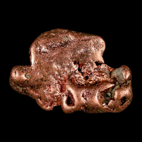 1.1" Solid Native Copper Polished Nugget Mineral Keweenaw Michigan - Fossil Age Minerals