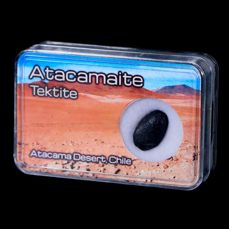 Atacamaite Tektite Impact Wabar Glass Atacama Desert Chile Meteorite Display