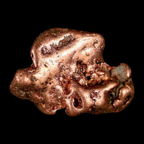 1.1" Solid Native Copper Polished Nugget Mineral Keweenaw Michigan - Fossil Age Minerals