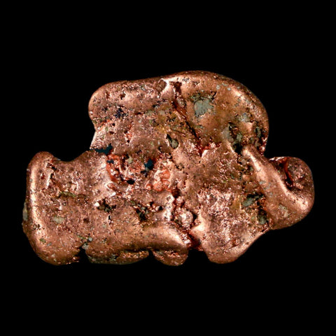 1.1" Solid Native Copper Polished Nugget Mineral Keweenaw Michigan - Fossil Age Minerals