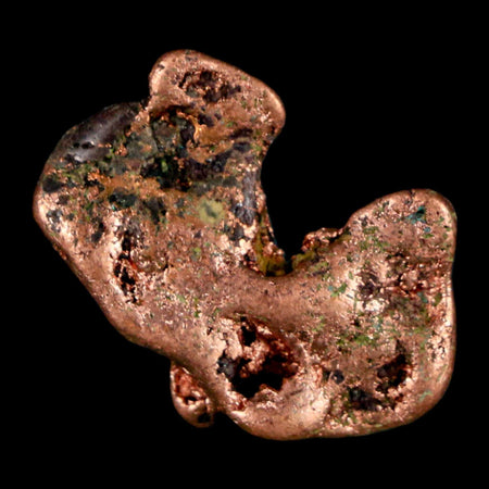 1" Solid Native Copper Polished Nugget Mineral Keweenaw Michigan