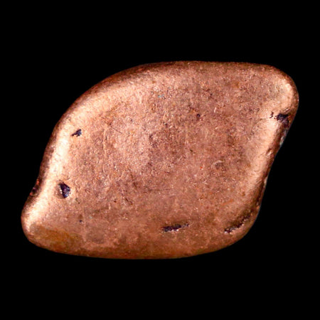 1.2" Solid Native Copper Polished Nugget Mineral Keweenaw Michigan