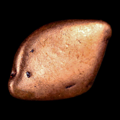 1.2" Solid Native Copper Polished Nugget Mineral Keweenaw Michigan - Fossil Age Minerals