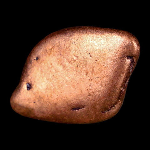 1.2" Solid Native Copper Polished Nugget Mineral Keweenaw Michigan - Fossil Age Minerals