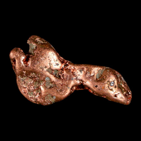 1.2" Solid Native Copper Polished Nugget Mineral Keweenaw Michigan