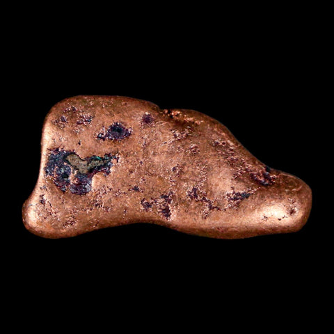 1.1" Solid Native Copper Polished Nugget Mineral Keweenaw Michigan - Fossil Age Minerals