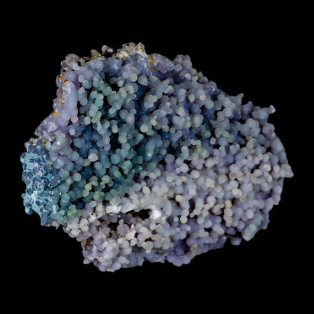 3.5" Purple Grape Agate Botryoidal Crystal Druzy Cluster Mineral Sulawesi Island