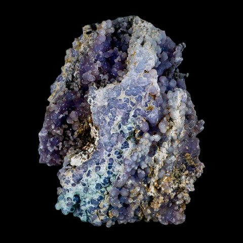 3.5" Purple Grape Agate Botryoidal Crystal Druzy Cluster Mineral Sulawesi Island - Fossil Age Minerals