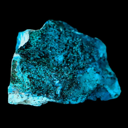 2.1" Chrysocolla and Malachite On Matrix Crystal Teal And Green From Peru