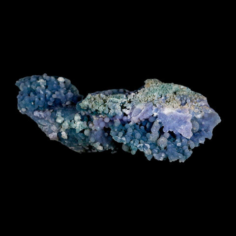5.5" Purple And Green Grape Agate Botryoidal Crystal Cluster Mineral Sulawesi Island - Fossil Age Minerals