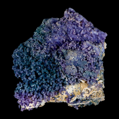 5.2" Purple And Green Grape Agate Botryoidal Crystal Cluster Mineral Sulawesi Island - Fossil Age Minerals