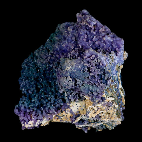 5.2" Purple And Green Grape Agate Botryoidal Crystal Cluster Mineral Sulawesi Island - Fossil Age Minerals