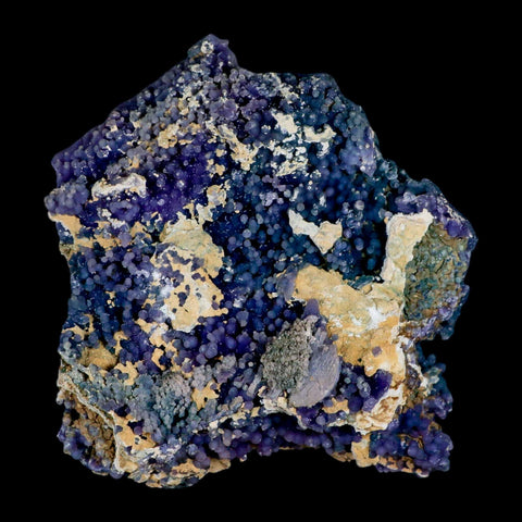5.2" Purple And Green Grape Agate Botryoidal Crystal Cluster Mineral Sulawesi Island - Fossil Age Minerals
