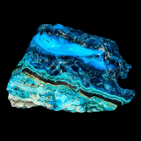 2.3" Chrysocolla Malachite Rare Botryoidal Grape Crystal Teal And Green From Peru