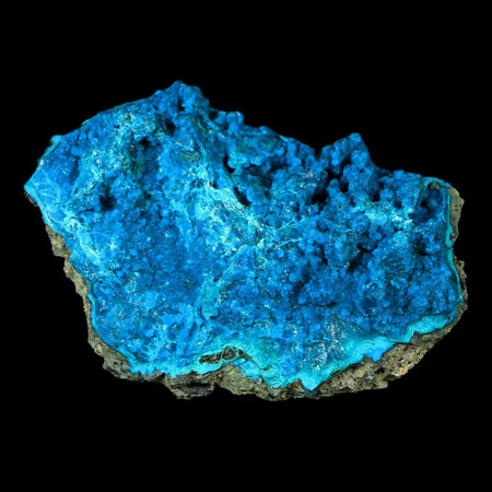 2.7" Chrysocolla Malachite Rare Botryoidal Grape Crystal Teal And Green From Peru