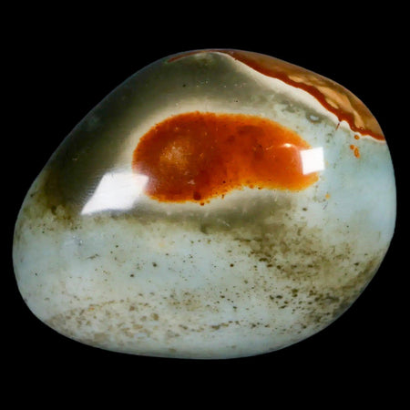 2.3" Polychrome Jasper Natural Polished Mineral Palm Stone Madagascar