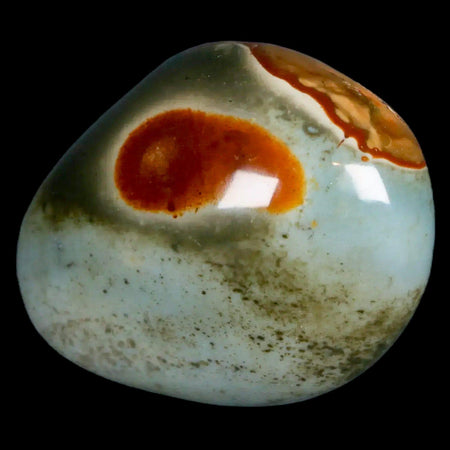 2.3" Polychrome Jasper Natural Polished Mineral Palm Stone Madagascar