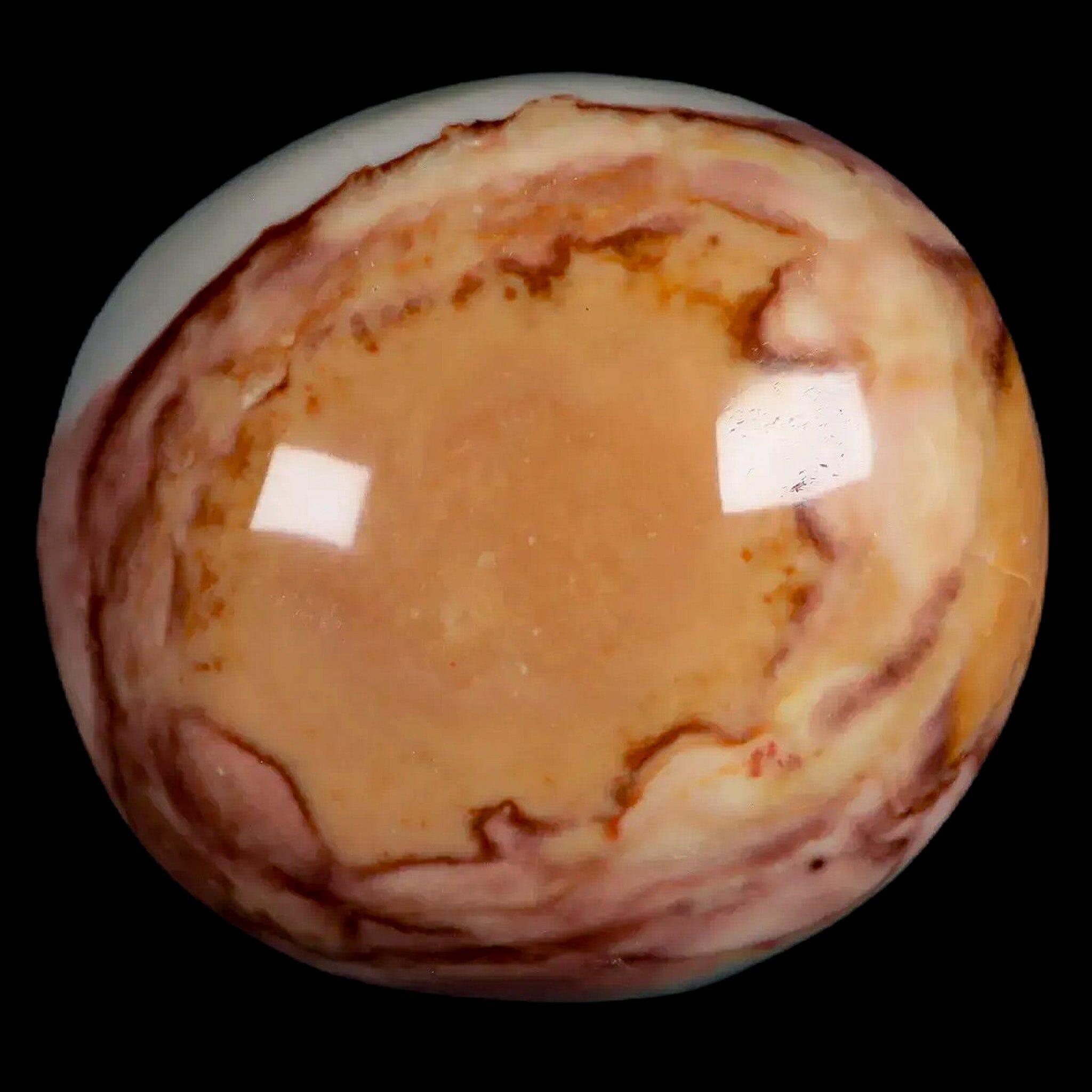 2.3" Polychrome Jasper Natural Polished Mineral Palm Stone Madagascar - Fossil Age Minerals