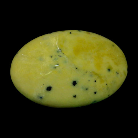 3" Natural Polished Serpentine Green And Yellow Palm Stone Mineral Gemstone Pakistan