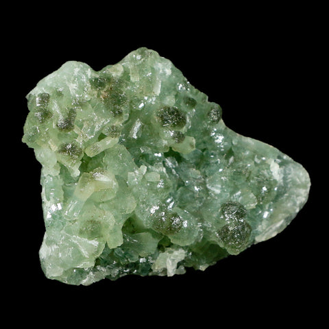 3.1" Rough Green Prehnite Crystal Mineral Specimen Location Imilchil, Morocco - Fossil Age Minerals